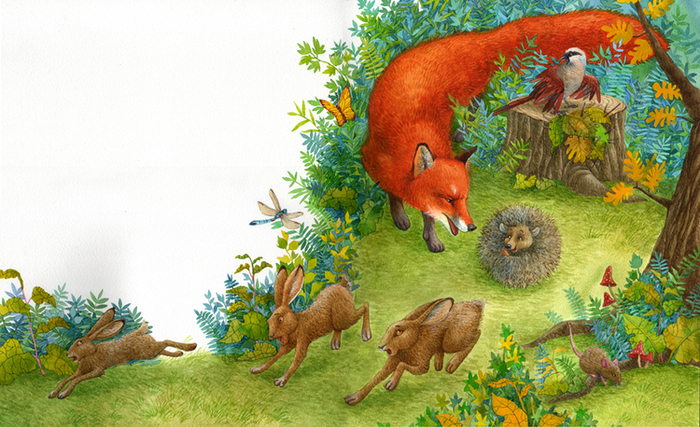 откуда у ежа иголки(для Азбукварика)