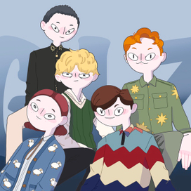 Главные персонажи моего проекта "Наша повседневность"