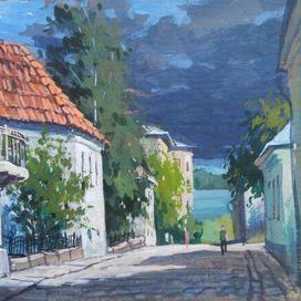 Перед дождём. Выборг.