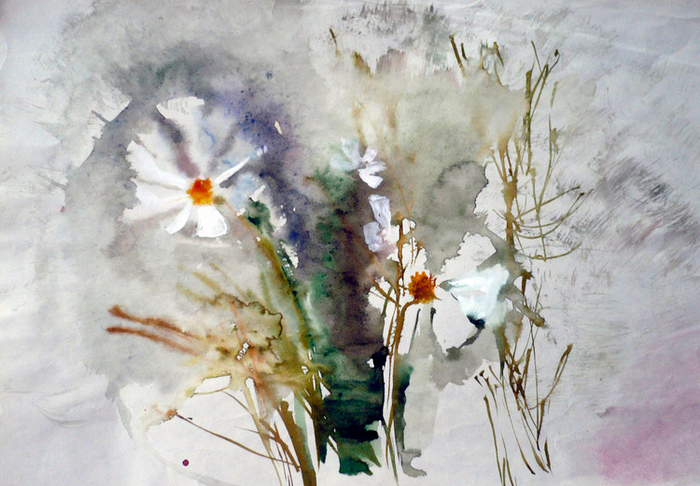 летом в саду