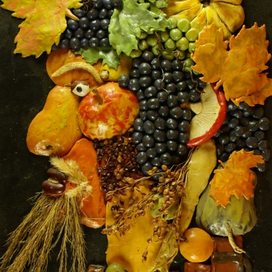 Портрет из фруктов 