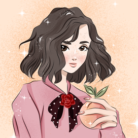 Девочка с перстками