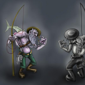 концепт "Без смертный  Рыбак"