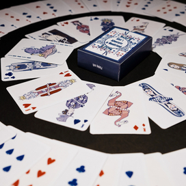 Playing Cards. Alice's Adventures in Wonderland
