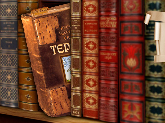 Полоса-экран из интерактивной книги «Теремок», издательство «Карандаш-ИТ»