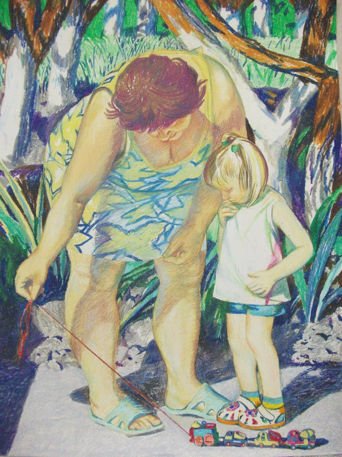 Первый паровозик. 