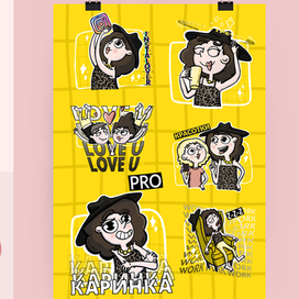 Стикеры для блогера