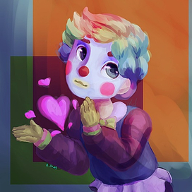 клоун-фокусник