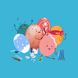 пасхальный раскрас