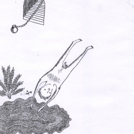 вода немного густая, холодная, прыгну!