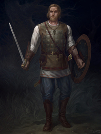 Воин на темной тропе.