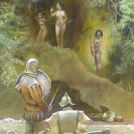 Реку испанцы назвали Амазонкой.