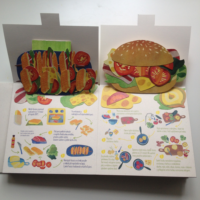 книга рецептов для детей с объемными иллюстрациями