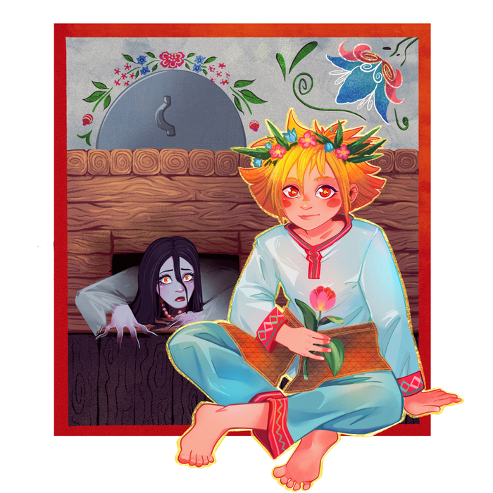 Славянская мифология "Домовой и Кикимора"