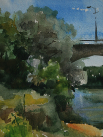 Берег р. Кубань