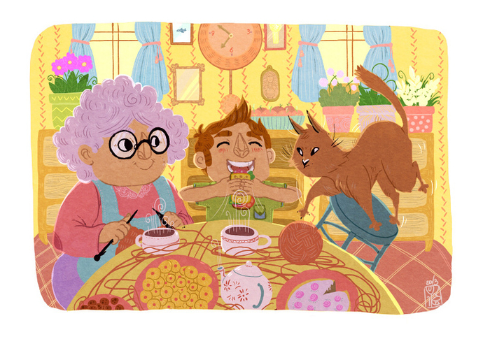 В гостях у бабушки