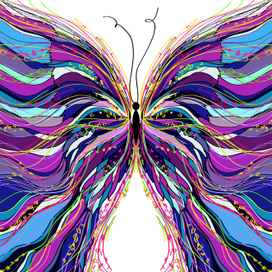 Бабочка иллюстрация