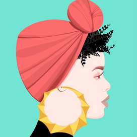 Бирюзовый постер