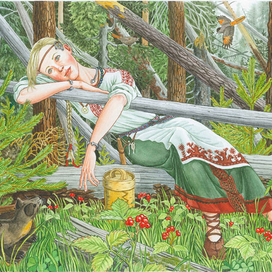 Костяника (серия &quot;Ягоды наших лесов&quot;)