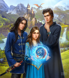 Обложка для книги (женский фэнтези-роман)