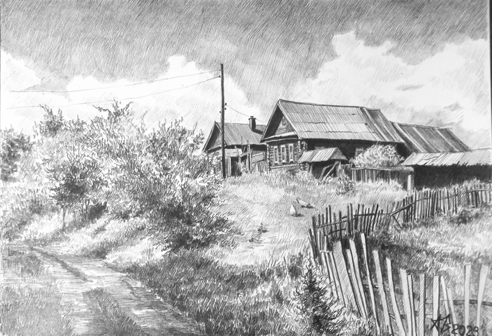Деревенский пейзаж