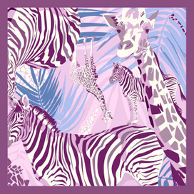 VECTOR SILK SCARF DESIGN