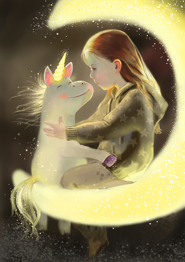 Девочка с единорогом