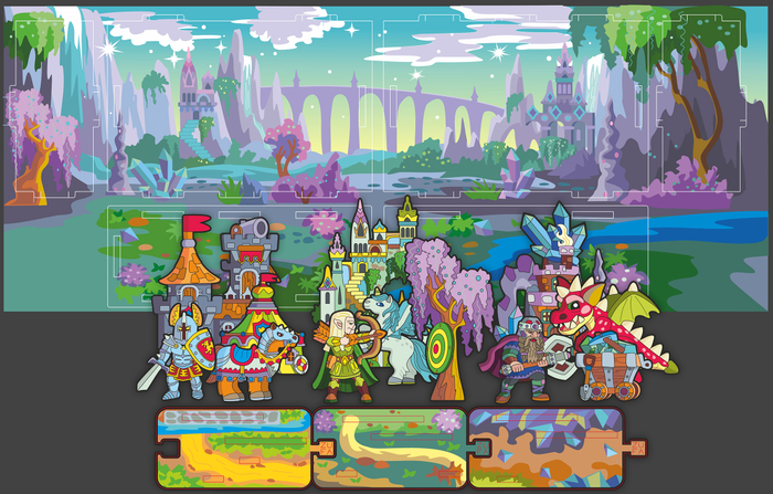 эльф гном и рыцарь