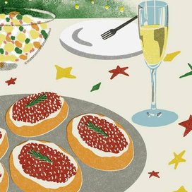 Новогодний стол 2026