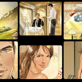 сториборд " про какое-то мороженое"