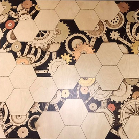 эскиз столешница под выжигание