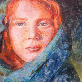 рыжая девочка