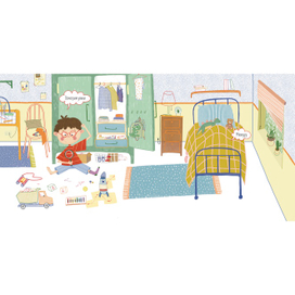 Дело о пропавшем носке l Книжная иллюстрация