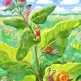 К книге Анны Штомпель "Гусеничка, которая не хотела становиться бабочкой"