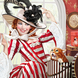 Меняю кота на  шляпку....))))