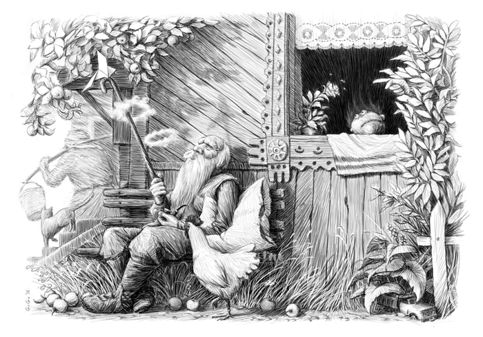 Сказка о Колобке. Предвкушение деда.