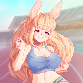 аниме зайчик