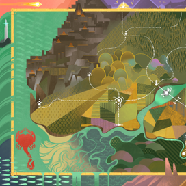 карта сказочного мира 