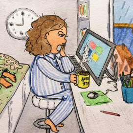 Утро на дистанционке