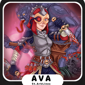 Аватар в стиле ArkLines Draw