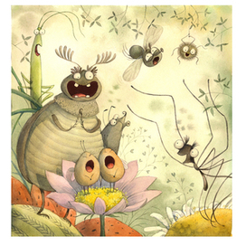 Иллюстрации для книги "Букашки" издательства Нигма