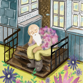 Иллюстрация к сказке "Марсик и Драксик"