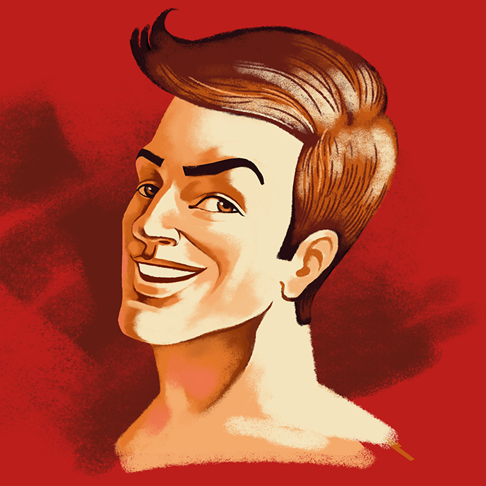 голова, этюд