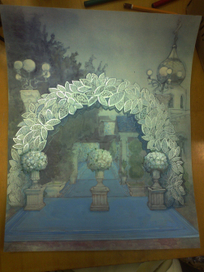 эскиз к мероприятию свадьба ,арка 2