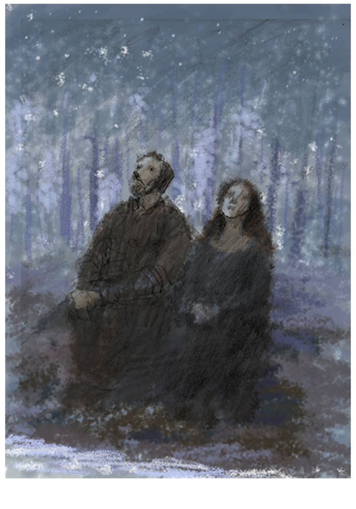 Эскизы к Д. Кервуд 