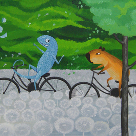 Прогулка на велосипедах