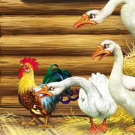 Лиса-Лапотница 