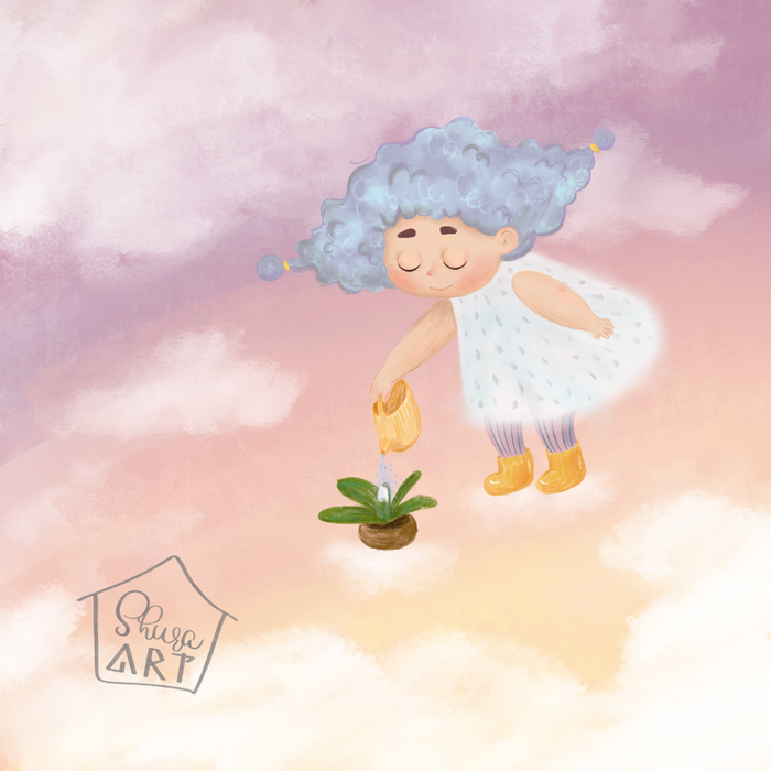 Девочка тучка