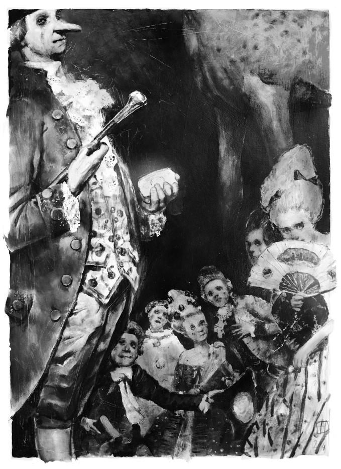 М.Булгаков "Записки покойника" иллюстрация к 8 главе