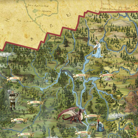 сказочная карта